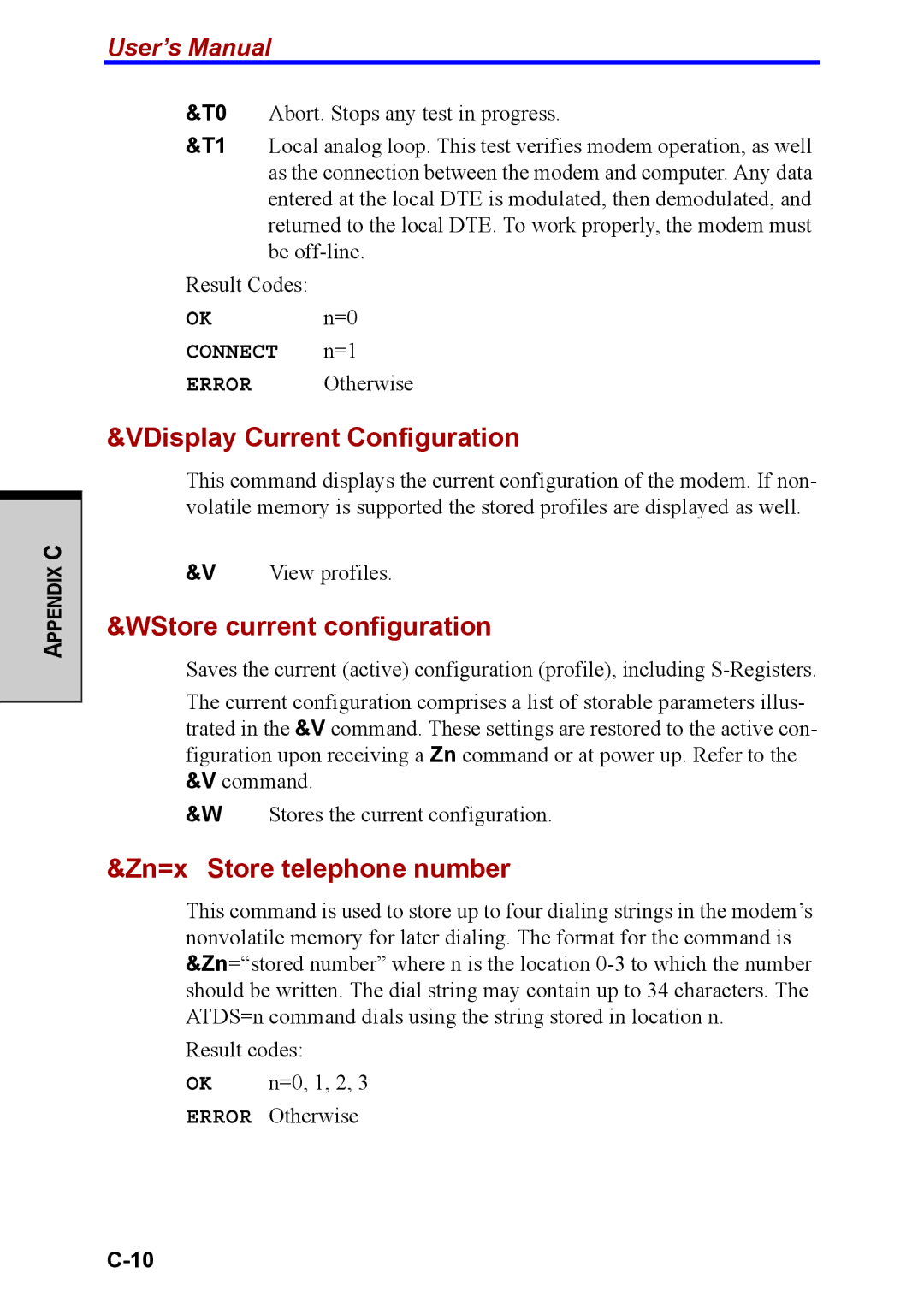 Toshiba M40 user manual VDisplay Current Configuration, WStore current configuration, Zn=x Store telephone number 