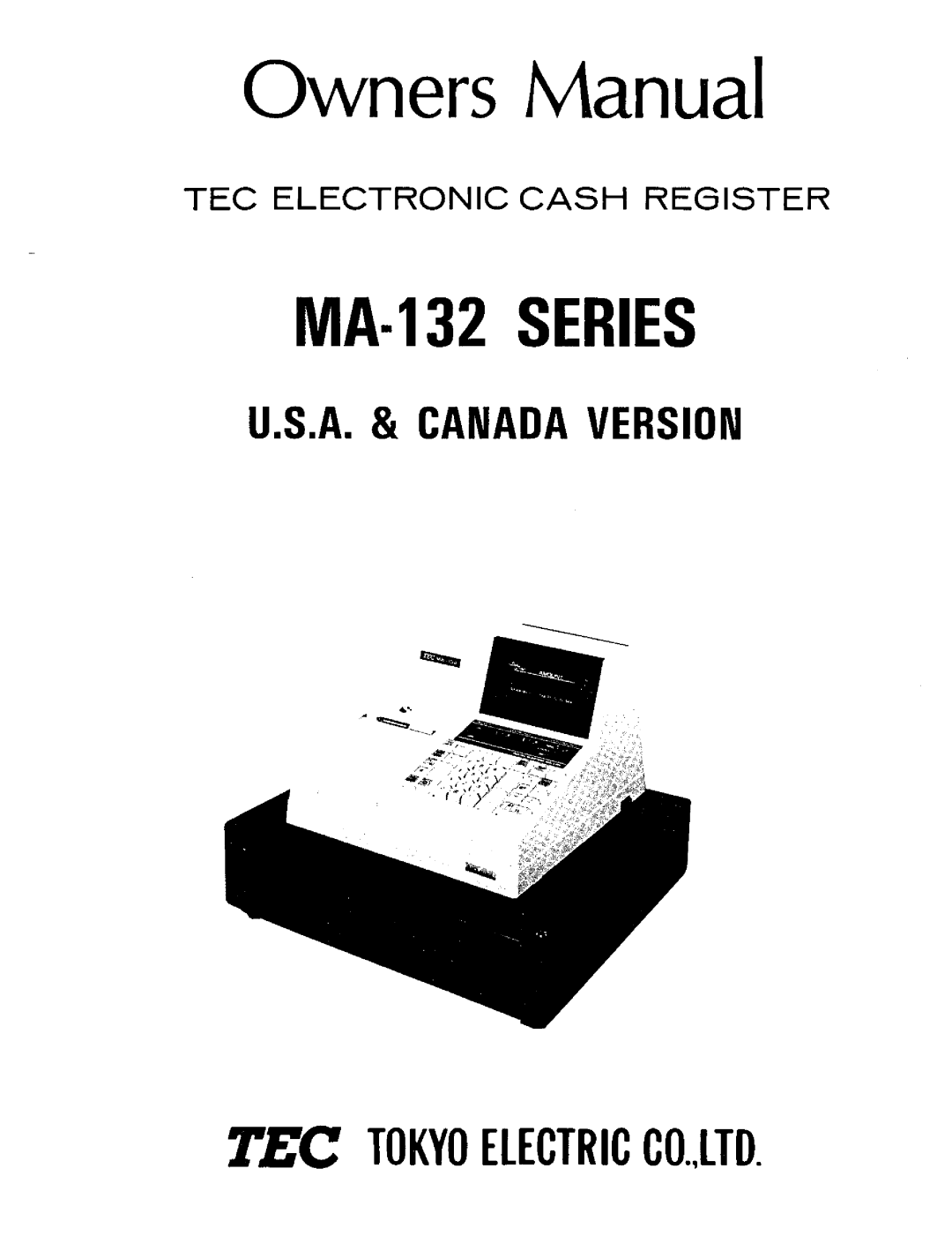 Toshiba MA-132 SERIES manual 