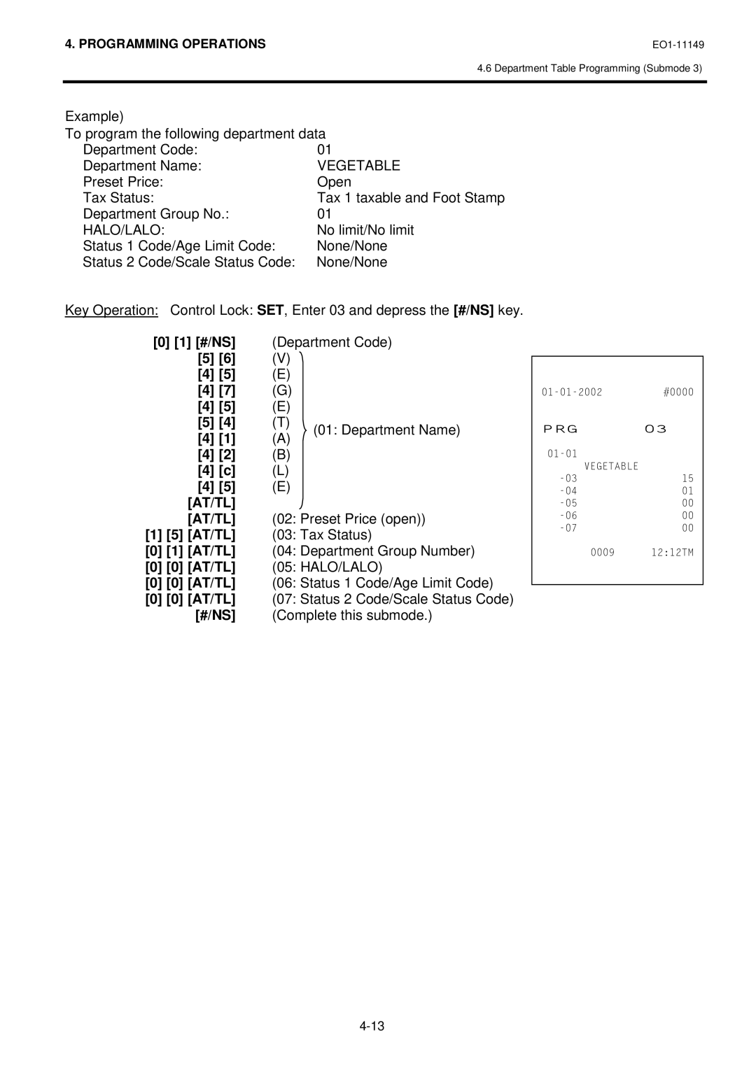 Toshiba MA-1535-2 owner manual No limit/No limit, Preset Price open 