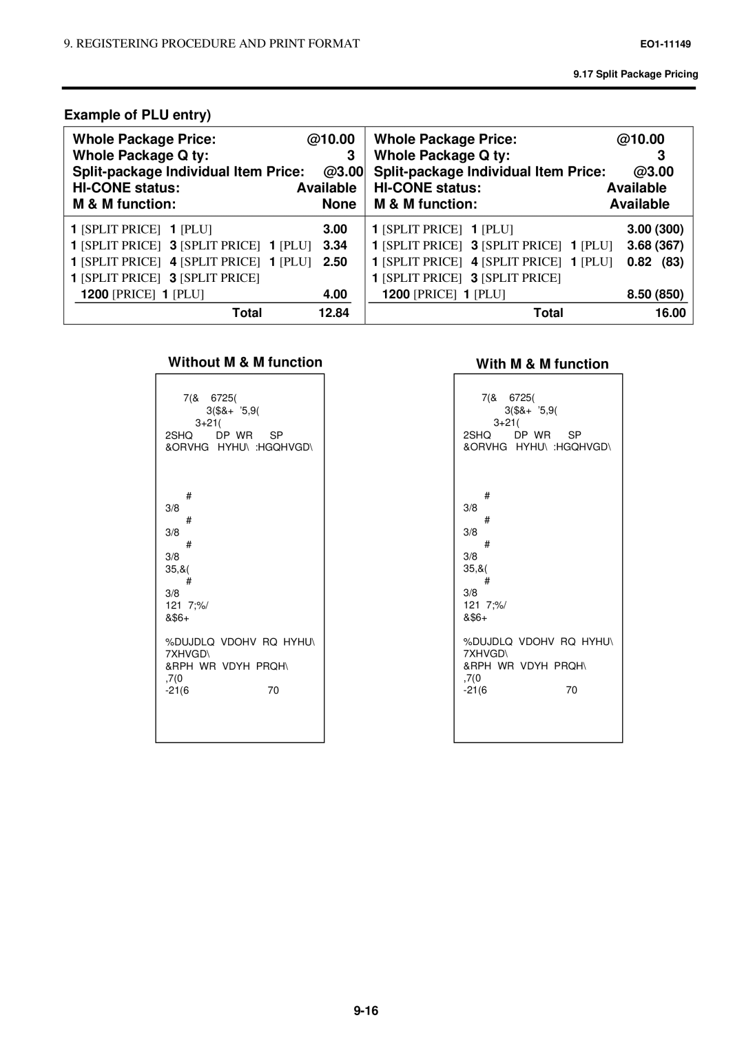 Toshiba MA-1535-2 owner manual Price 1 PLU 