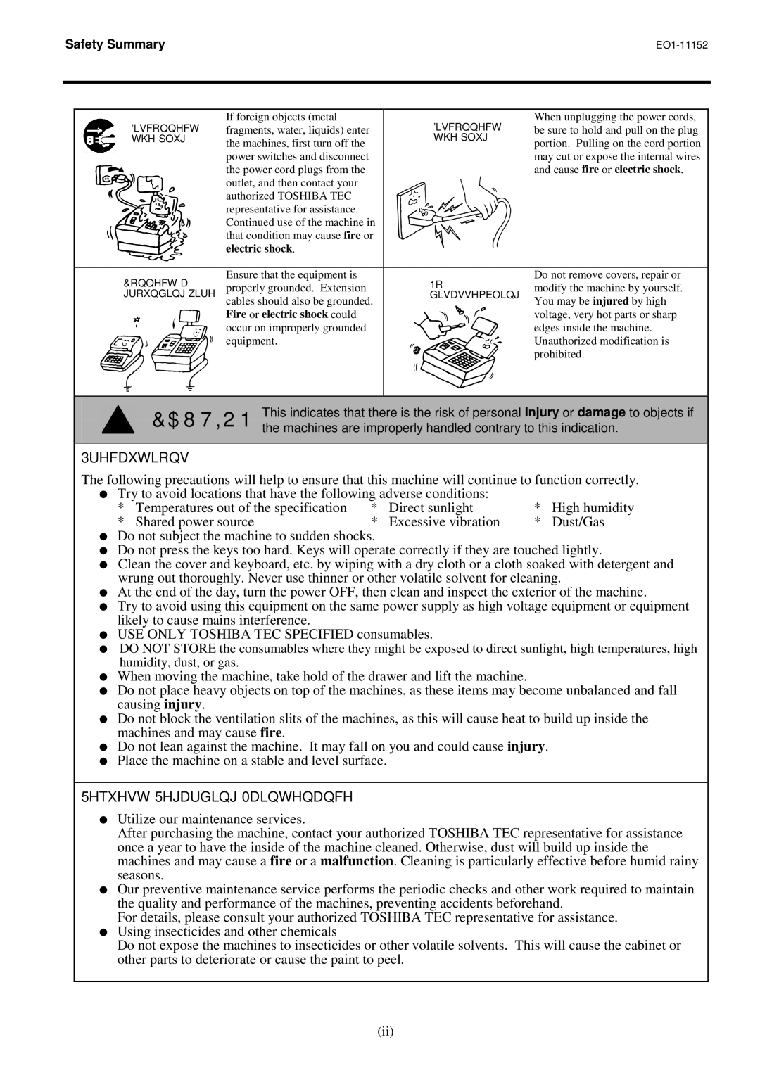 Toshiba MA-1595-1 Series owner manual 5HTXHVW5HJDUGLQJ0DLQWHQDQFH 