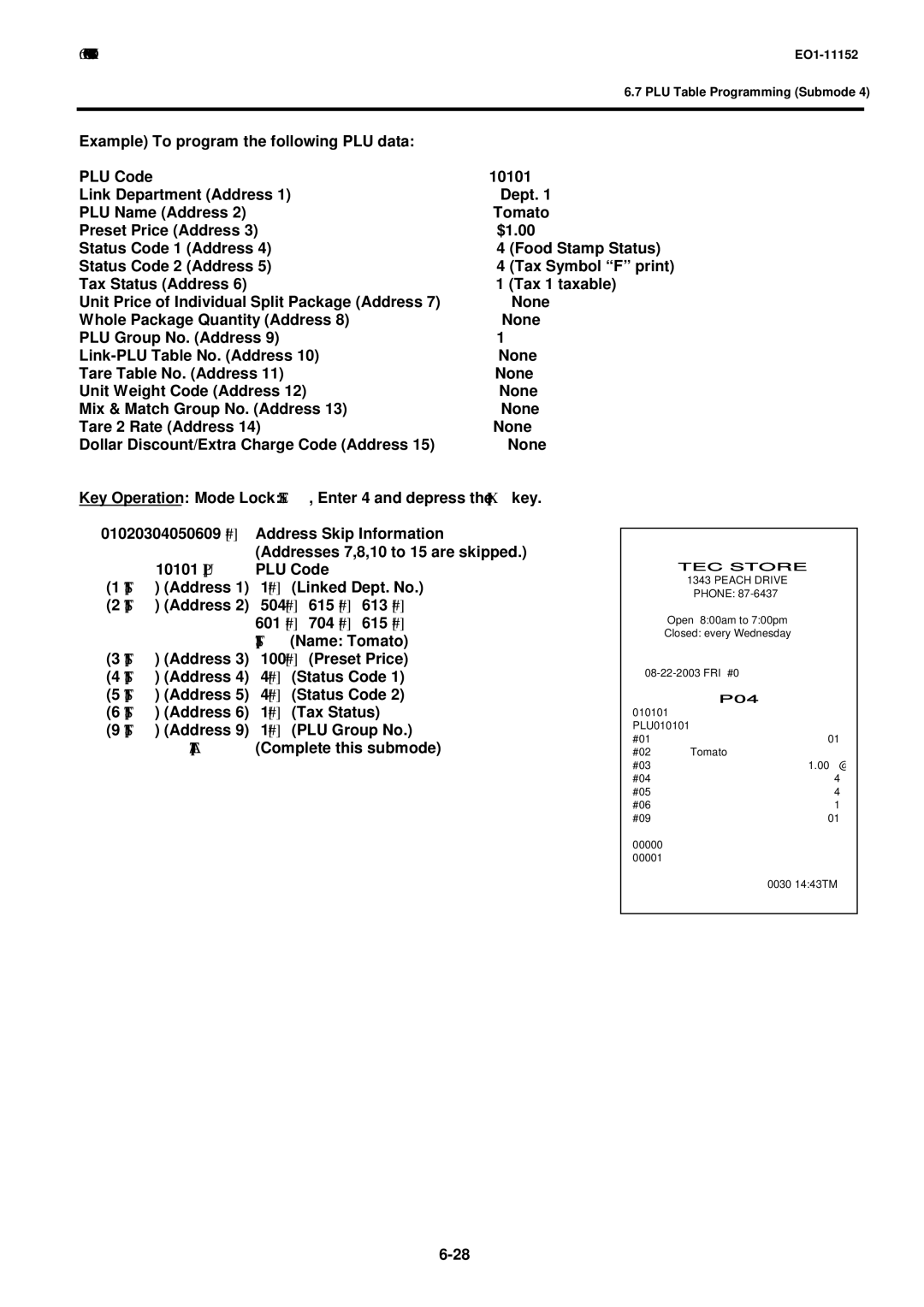 Toshiba MA-1595-1 owner manual # 615 # 613 #, 601, # 704 # 615 #, ST Name Tomato, Complete this submode 