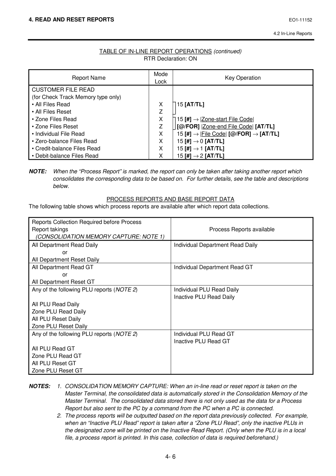 Toshiba MA-1595-1 owner manual # → 2 AT/TL, Process Reports and Base Report Data 