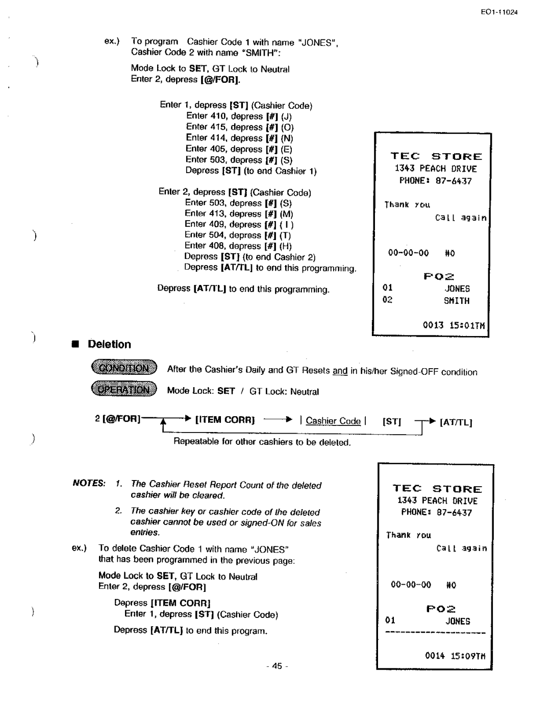 Toshiba MA-1600-100, EO-11024 owner manual 