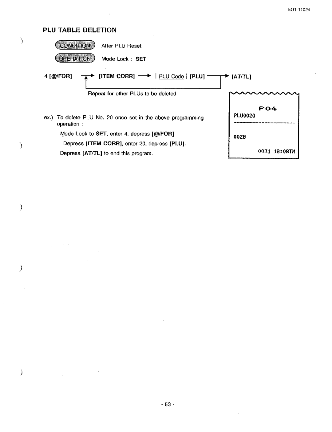 Toshiba MA-1600-100, EO-11024 owner manual 