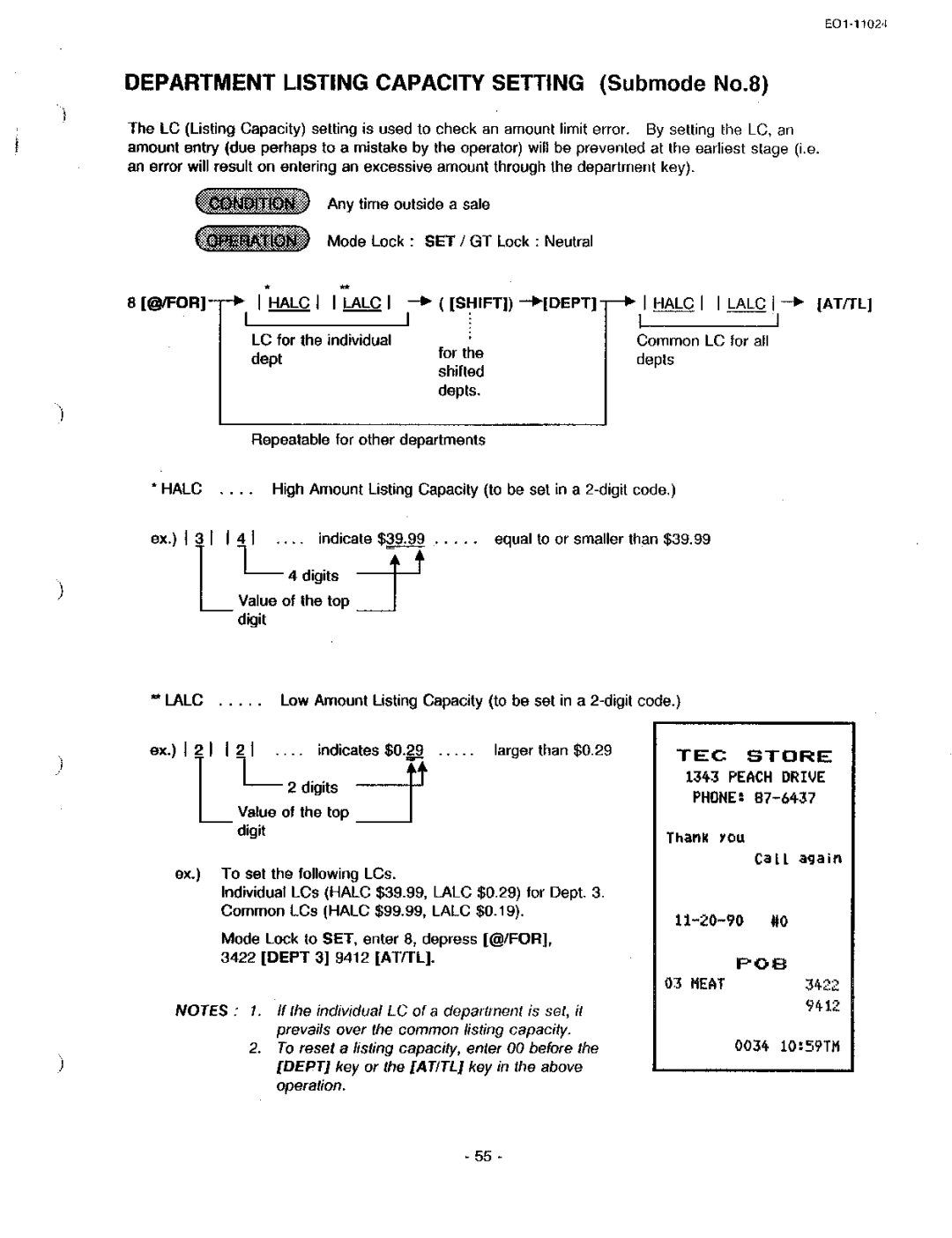 Toshiba EO-11024, MA-1600-100 owner manual 