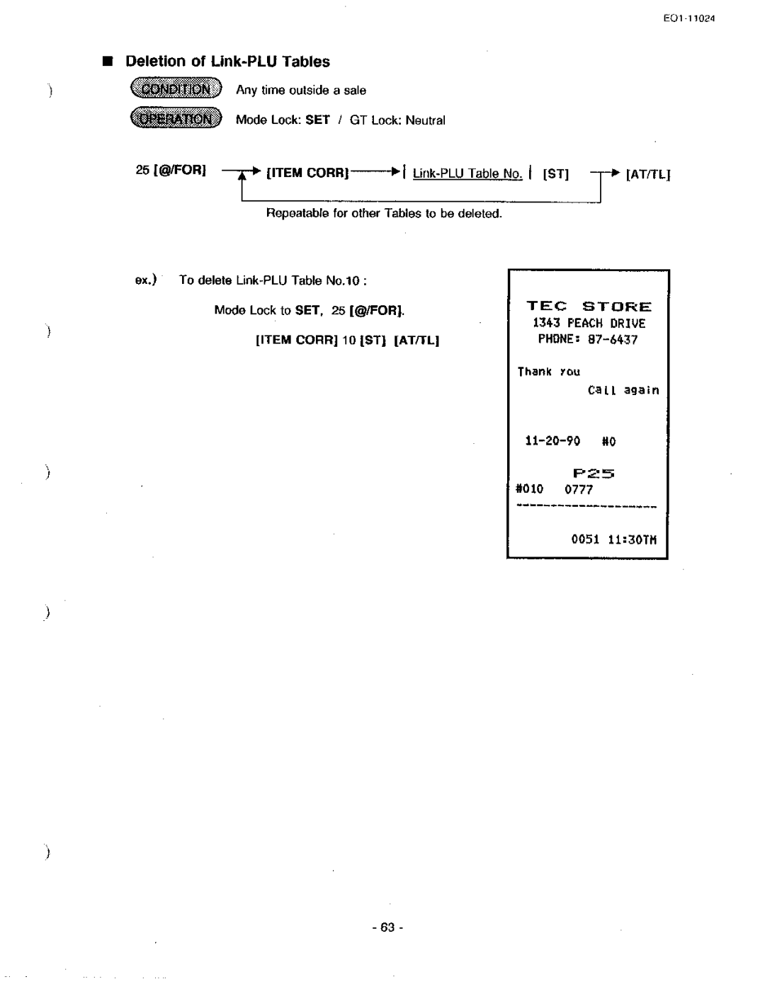 Toshiba MA-1600-100, EO-11024 owner manual 