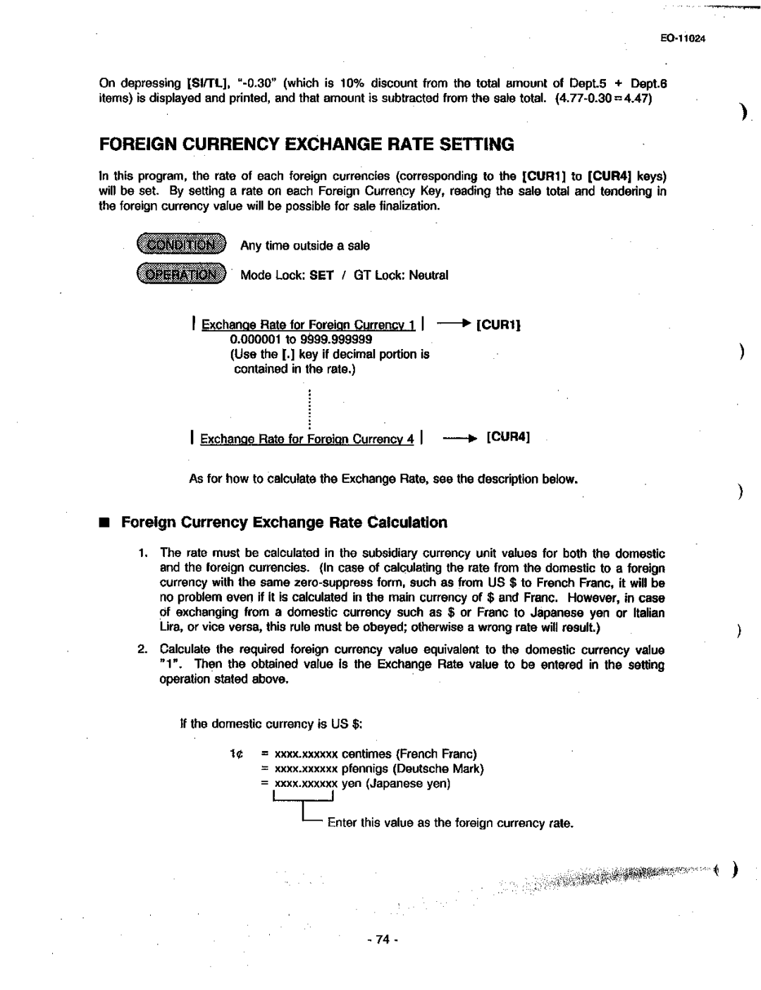 Toshiba MA-1600-100, EO-11024 owner manual 