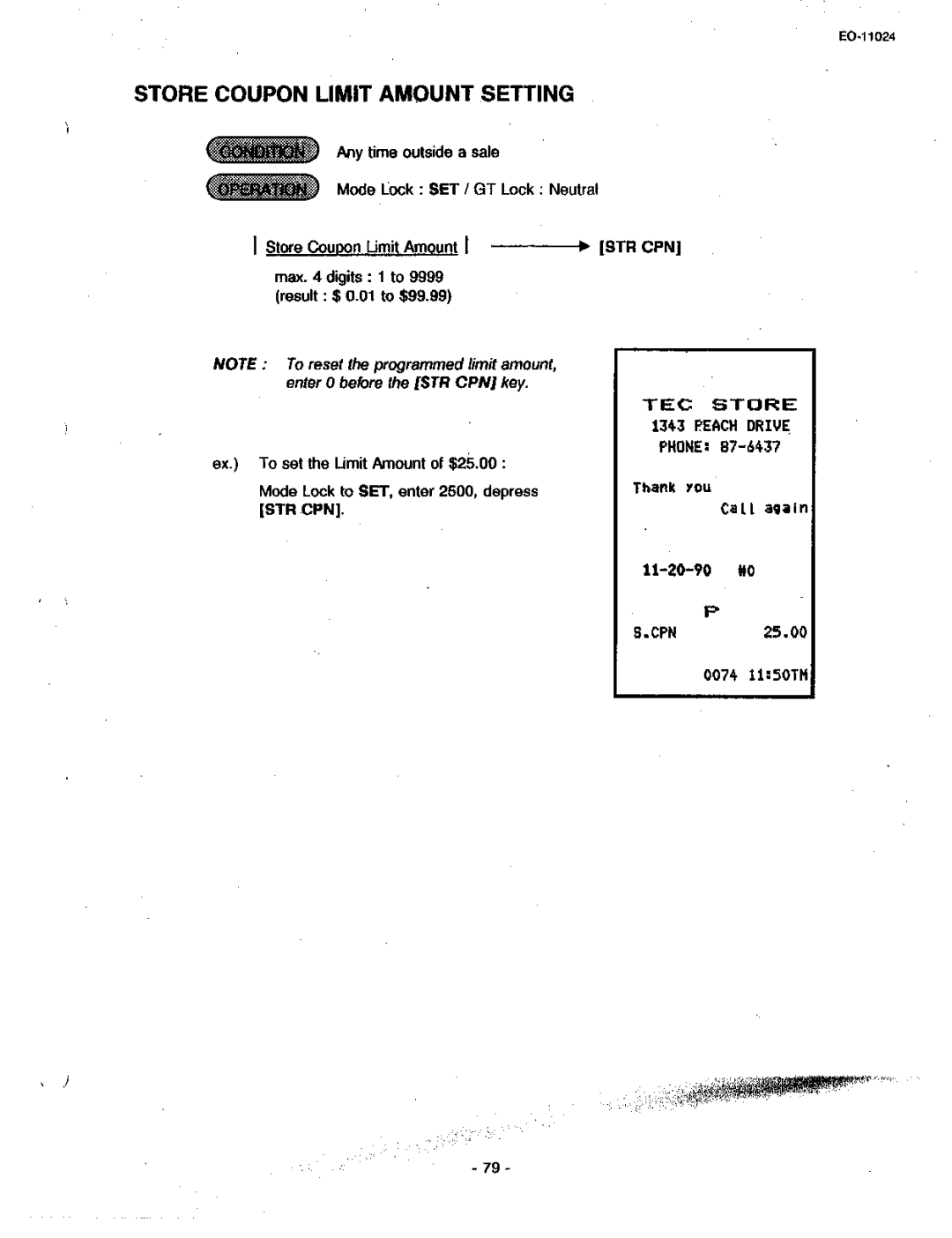 Toshiba EO-11024, MA-1600-100 owner manual 