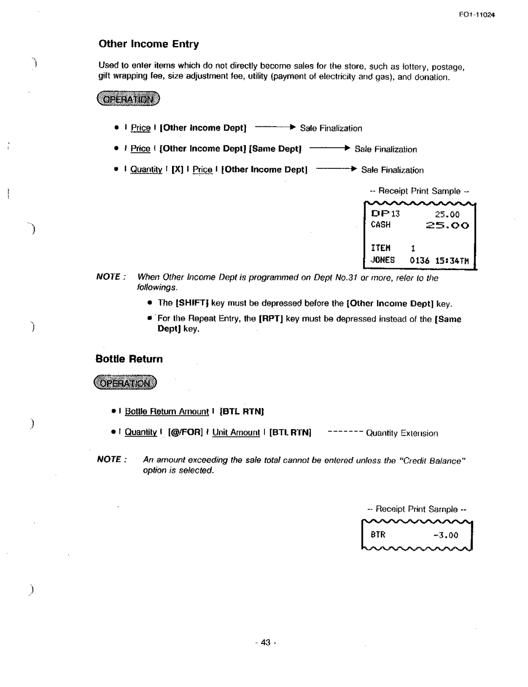 Toshiba MA-1600-100, EO-11024 owner manual 