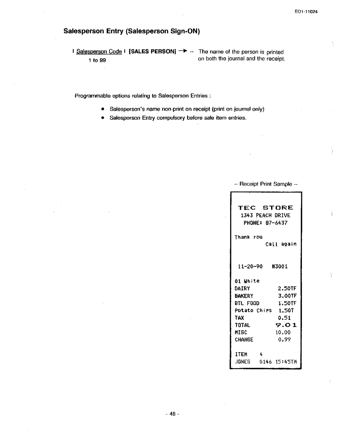 Toshiba MA-1600-100, EO-11024 owner manual 