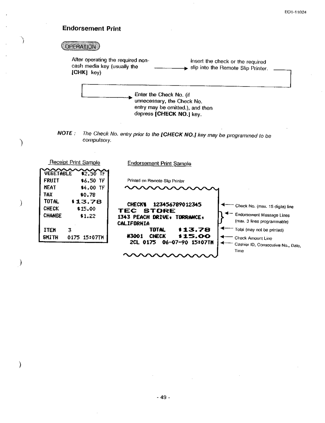 Toshiba MA-1600-100, EO-11024 owner manual 