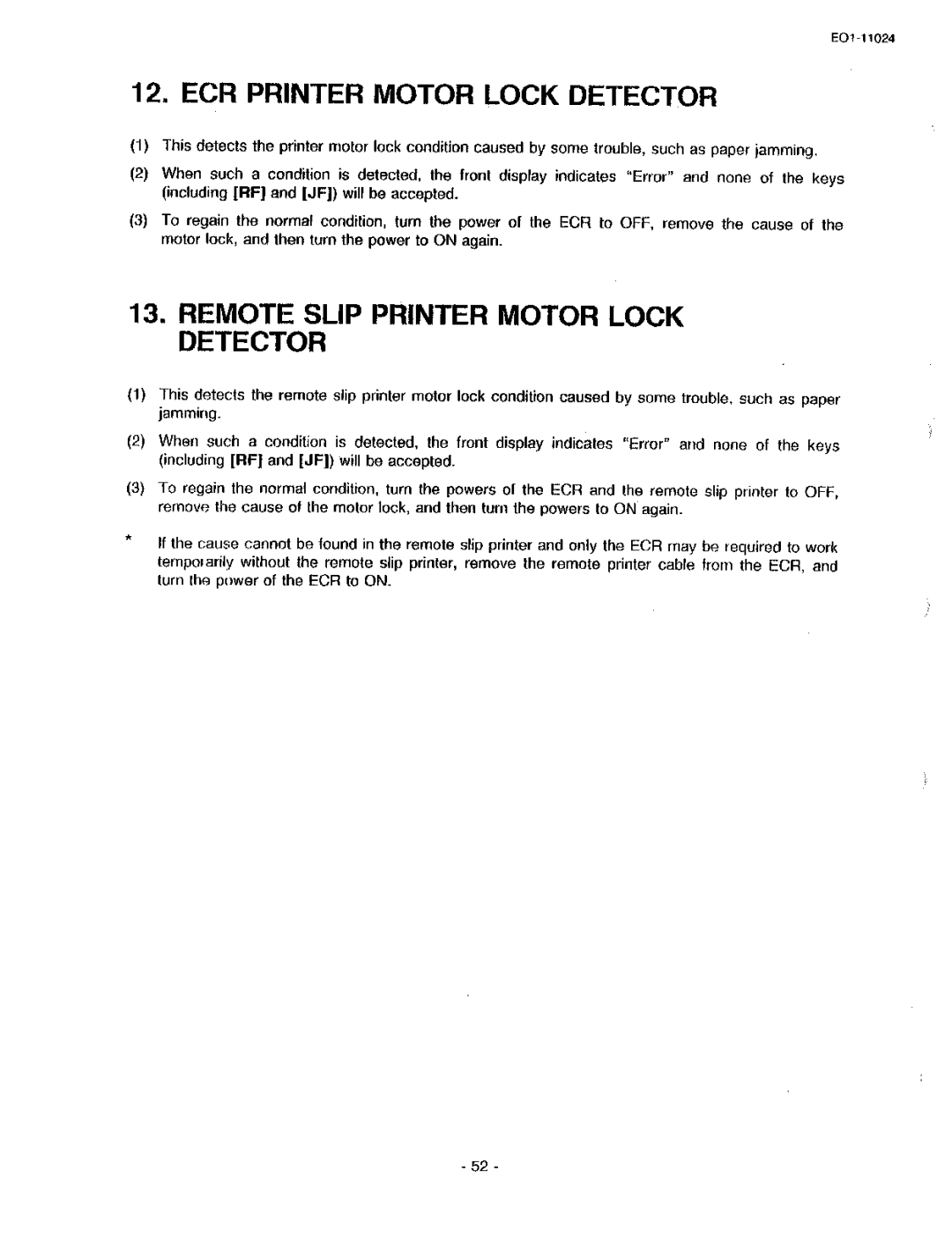 Toshiba MA-1600-100, EO-11024 owner manual 