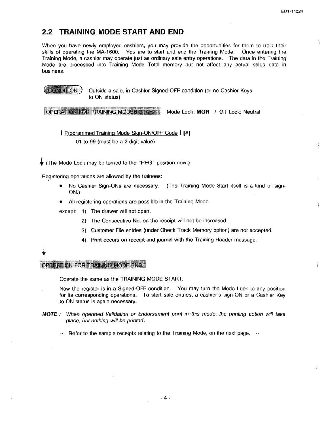 Toshiba EO-11024, MA-1600-100 owner manual 