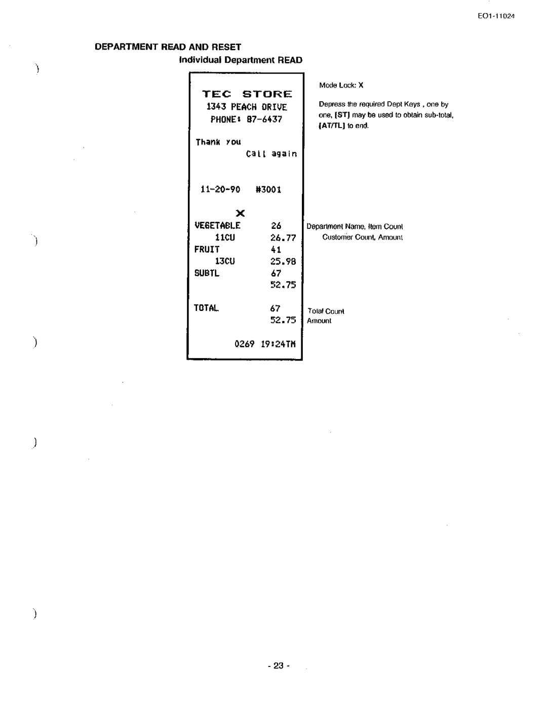 Toshiba MA-1600-100, EO-11024 owner manual 