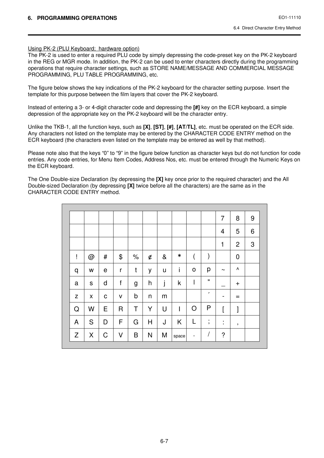 Toshiba MA-1650-4 owner manual Space 