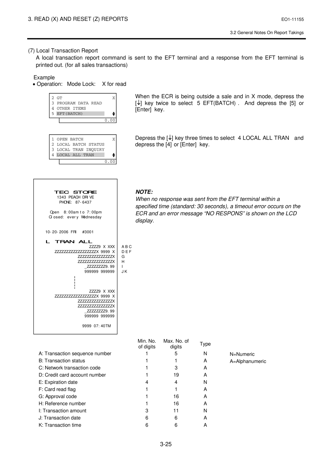 Toshiba MA-600-1 owner manual Tran ALL 