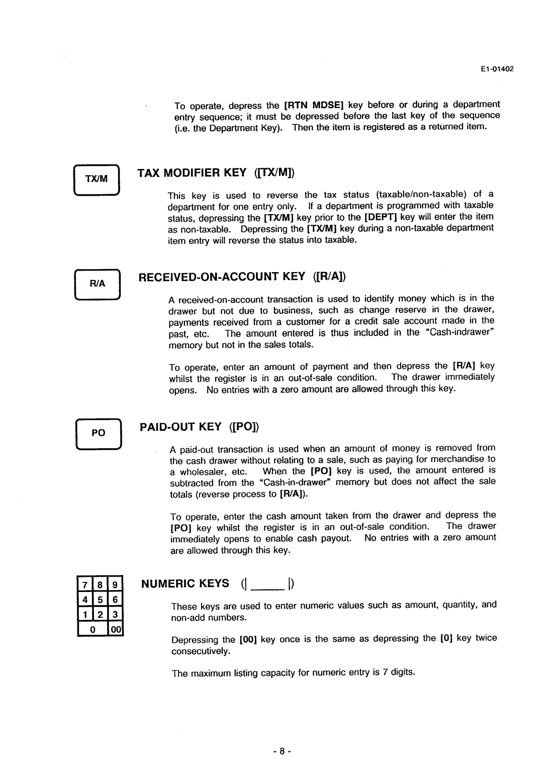 Toshiba MA-71 manual 