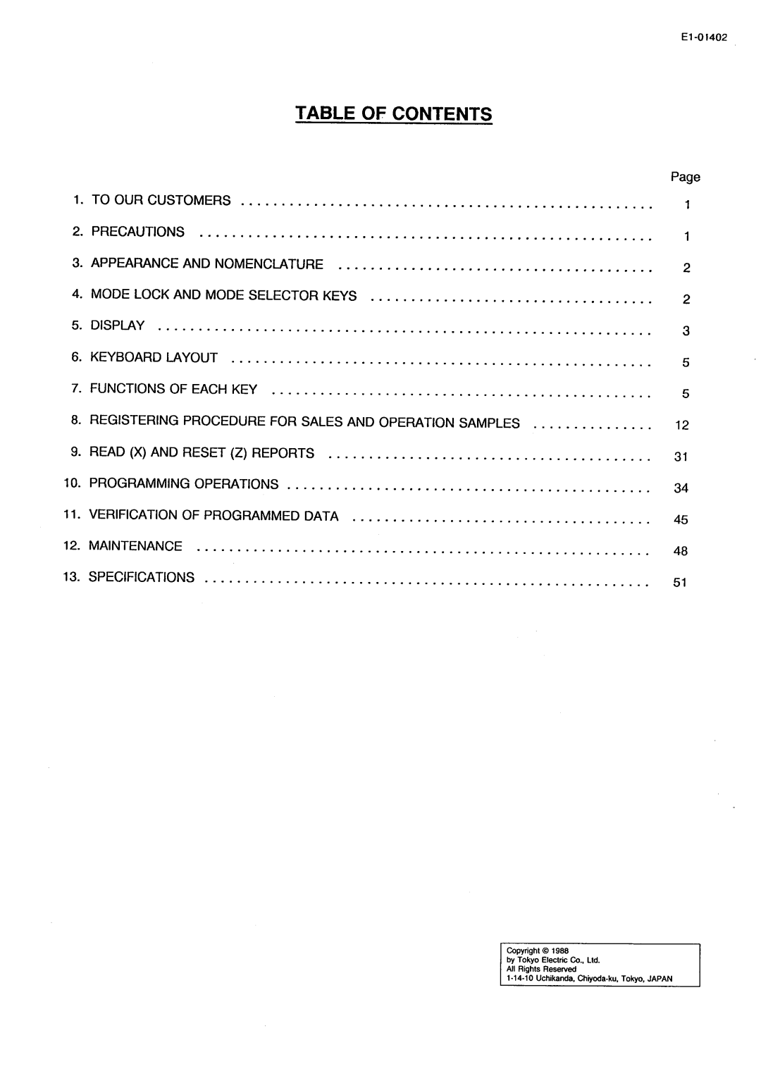 Toshiba MA-71 manual 