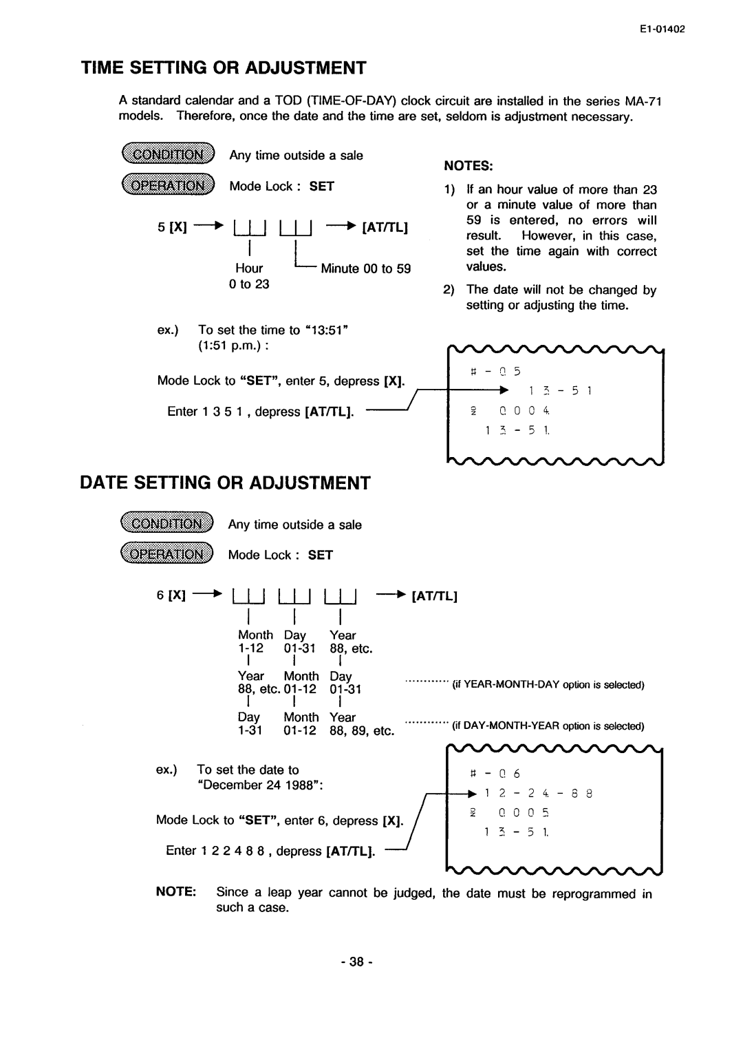 Toshiba MA-71 manual 