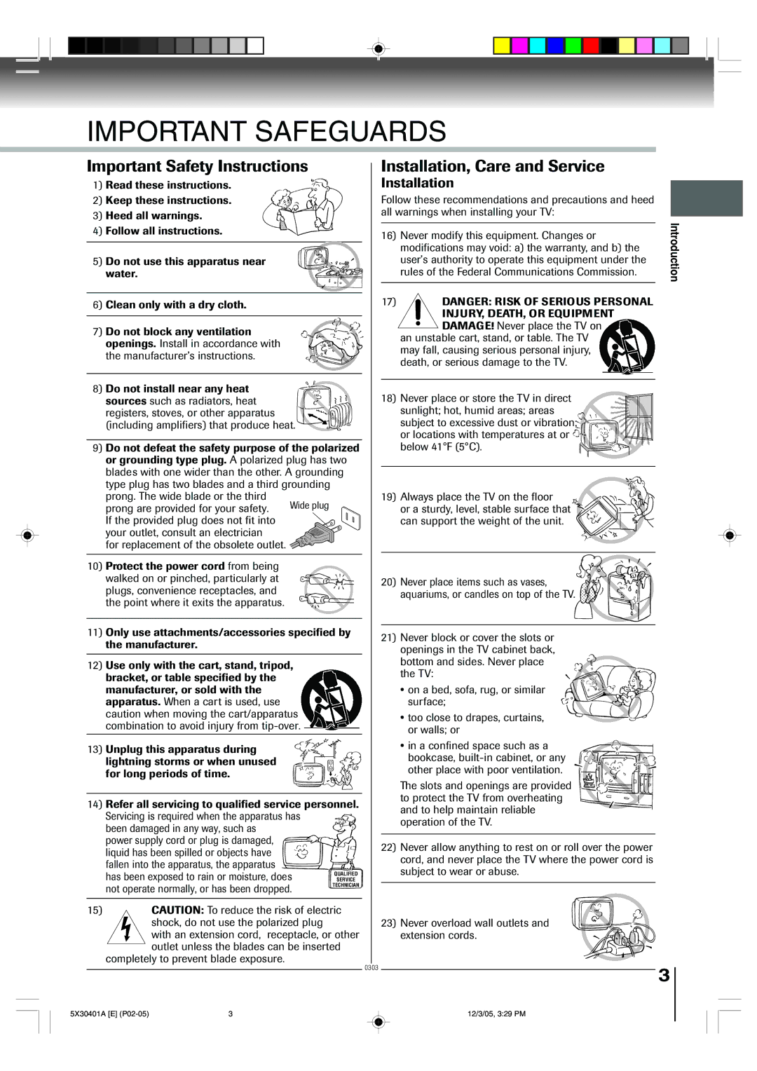 Toshiba MD20Q42, MD13Q42 owner manual Important Safeguards, Introduction 