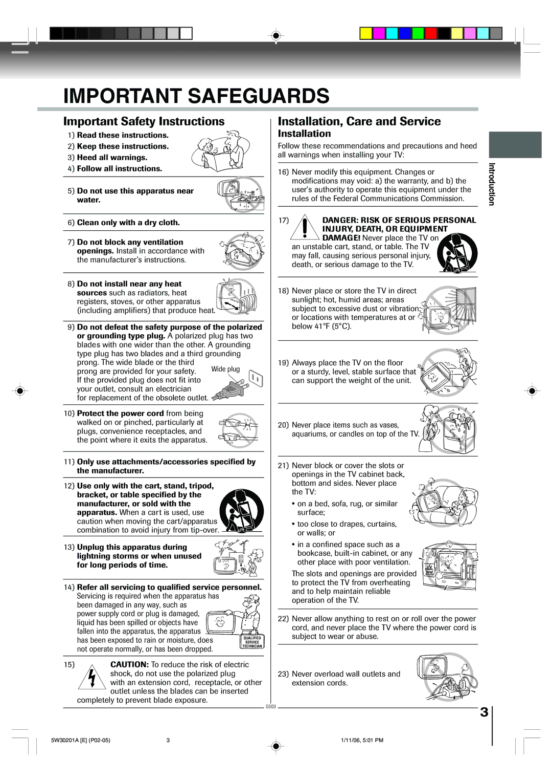 Toshiba MD20F12, MD14F12 owner manual Important Safety Instructions, Introduction 