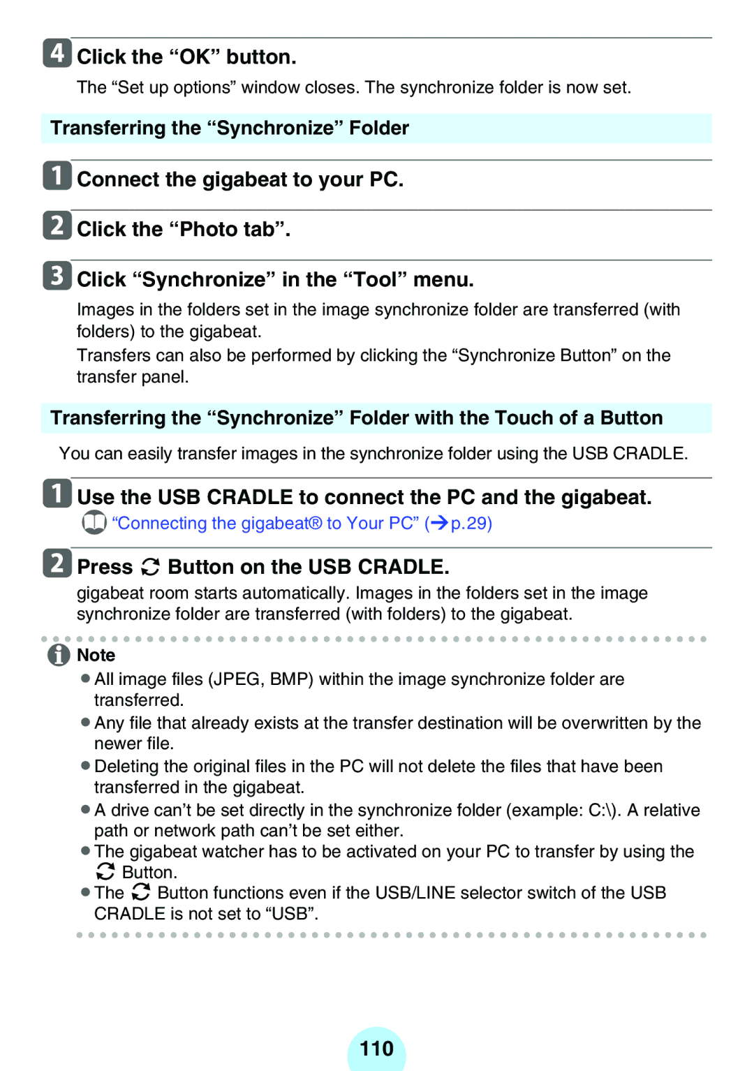 Toshiba MEGF10K, MEG-F40, MEGF20K, MEGF10S, MEG-F20, MEG-F60 owner manual Click the OK button, 110 