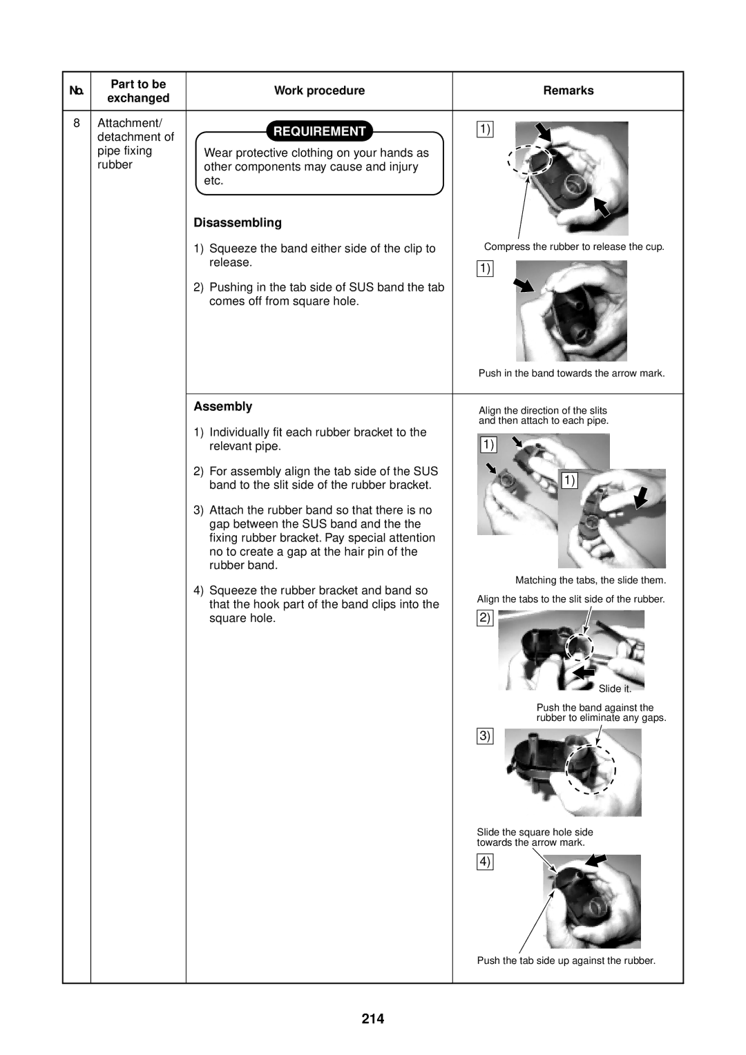 Toshiba MMU-AP0091H service manual 214, Assembly 