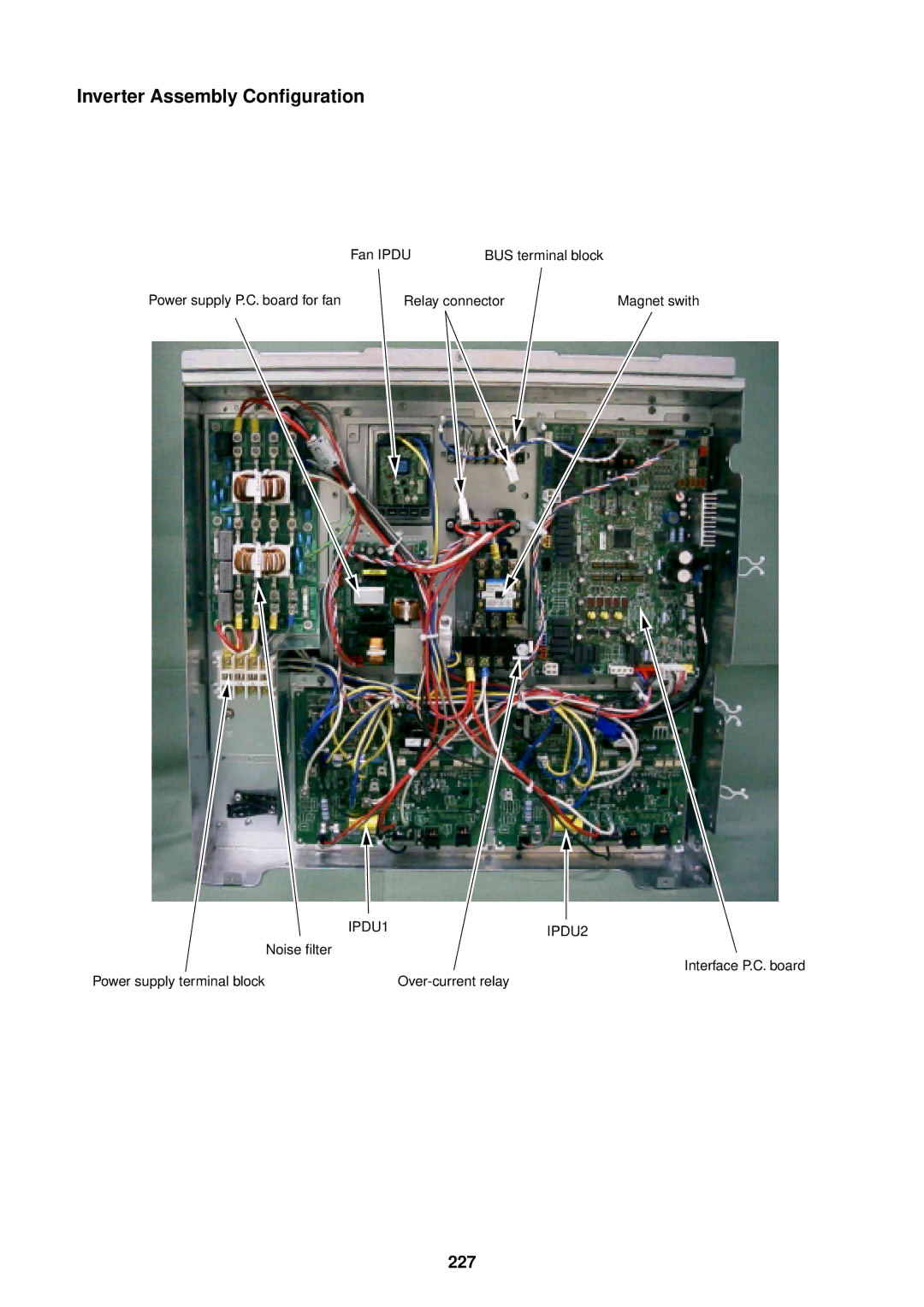 Toshiba MMU-AP0091H service manual Inverter Assembly Configuration, 227 