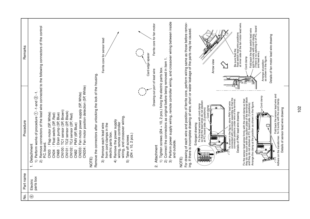 Toshiba MMU-AP0091MH, MMU-AP0181MH, MMU-AP0151MH, MMU-AP0071MH, MMU-AP0121MH service manual 102 