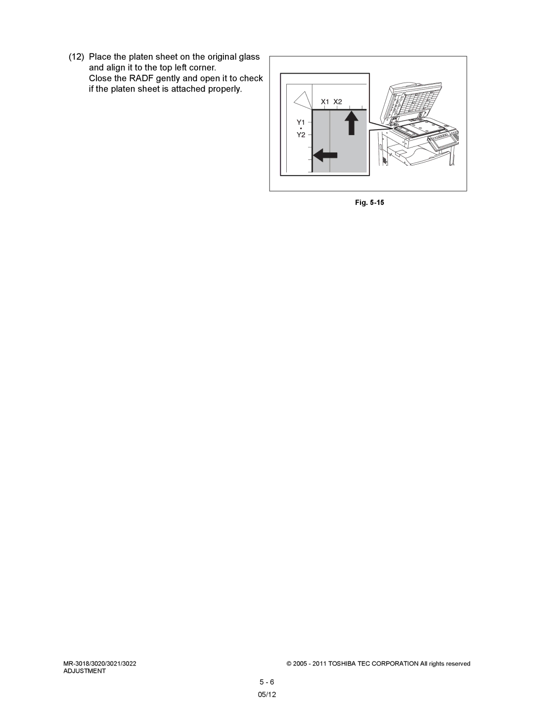 Toshiba MR-3018, MR-3022 service manual 05/12 