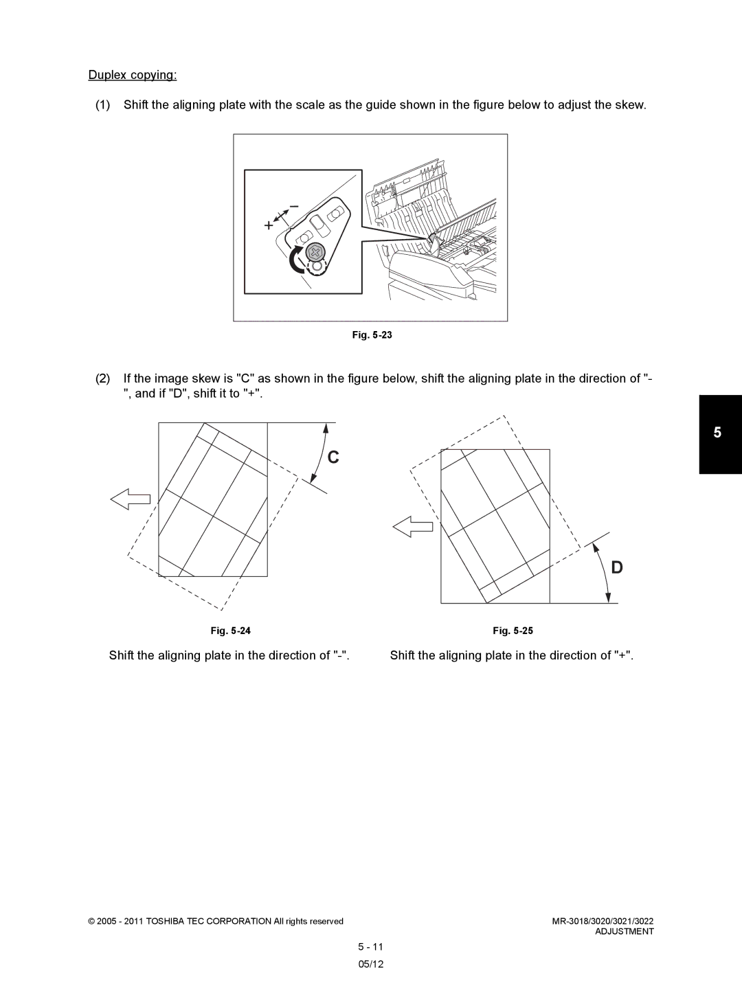 Toshiba MR-3022, MR-3018 service manual 05/12 