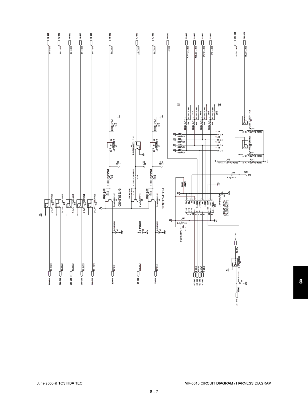 Toshiba MR-3018 service manual June 2005 Toshiba TEC 