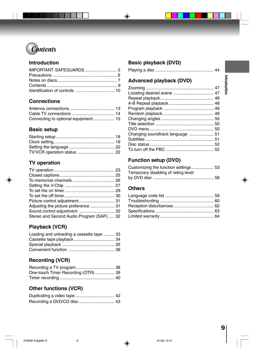 Toshiba MW24F11, MW20F11 owner manual Contents 