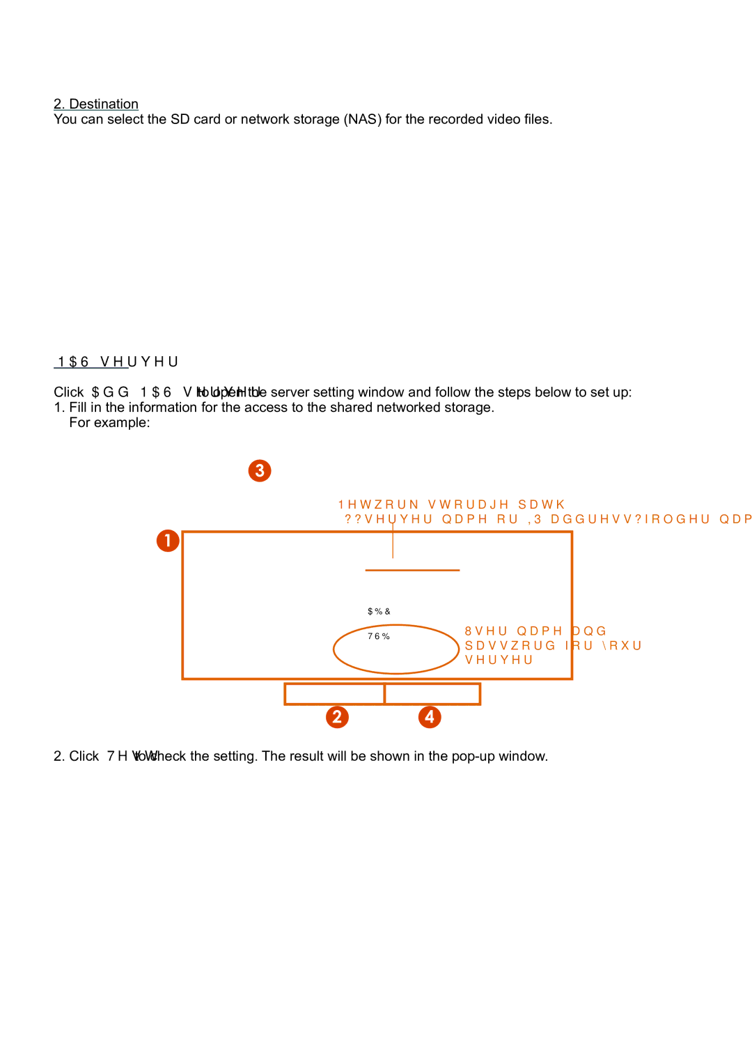 Toshiba IK-WD14A, Network Camera user manual NAS server 