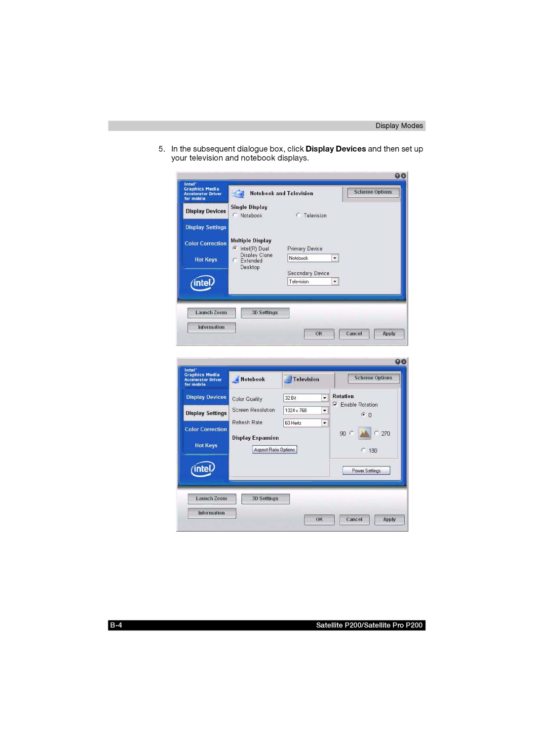 Toshiba manual Satellite P200/Satellite Pro P200 