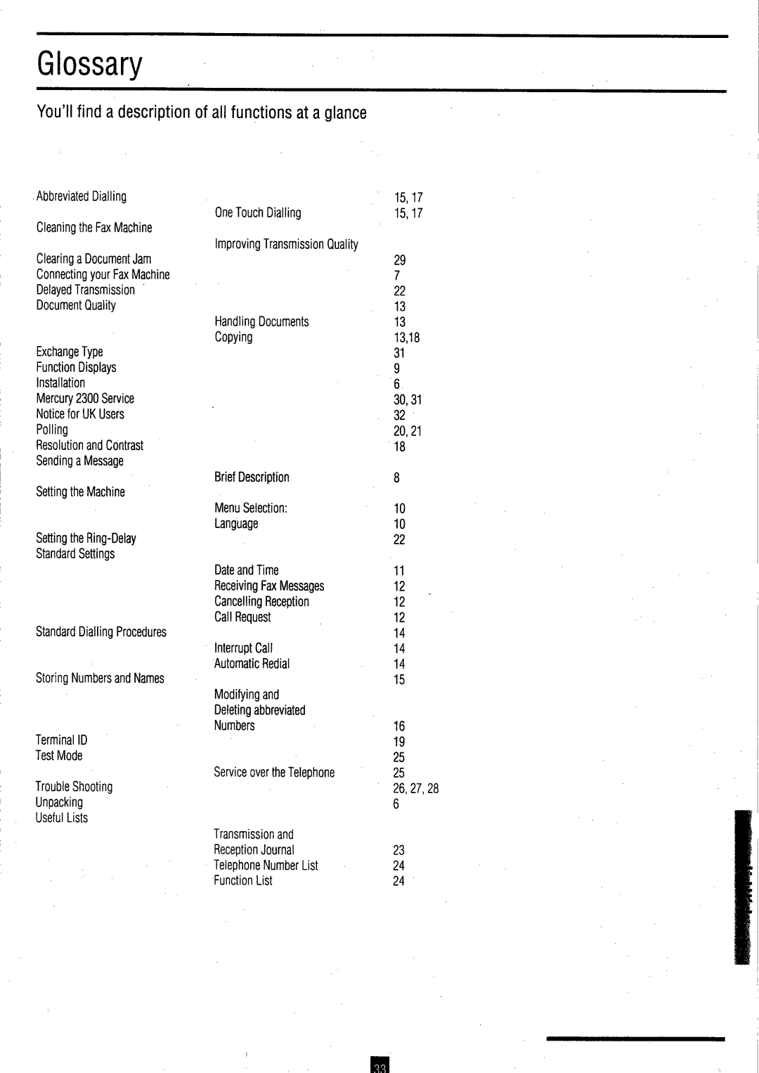 Toshiba P21 instruction manual 