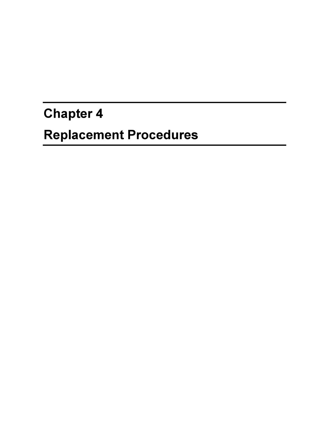 Toshiba P25 manual Chapter Replacement Procedures 