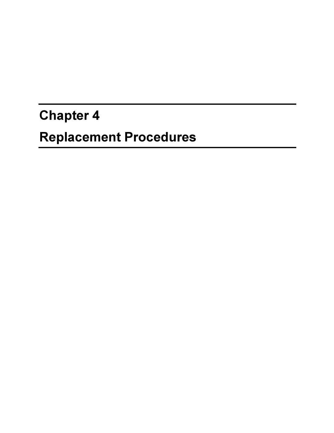 Toshiba P30 manual Chapter Replacement Procedures 