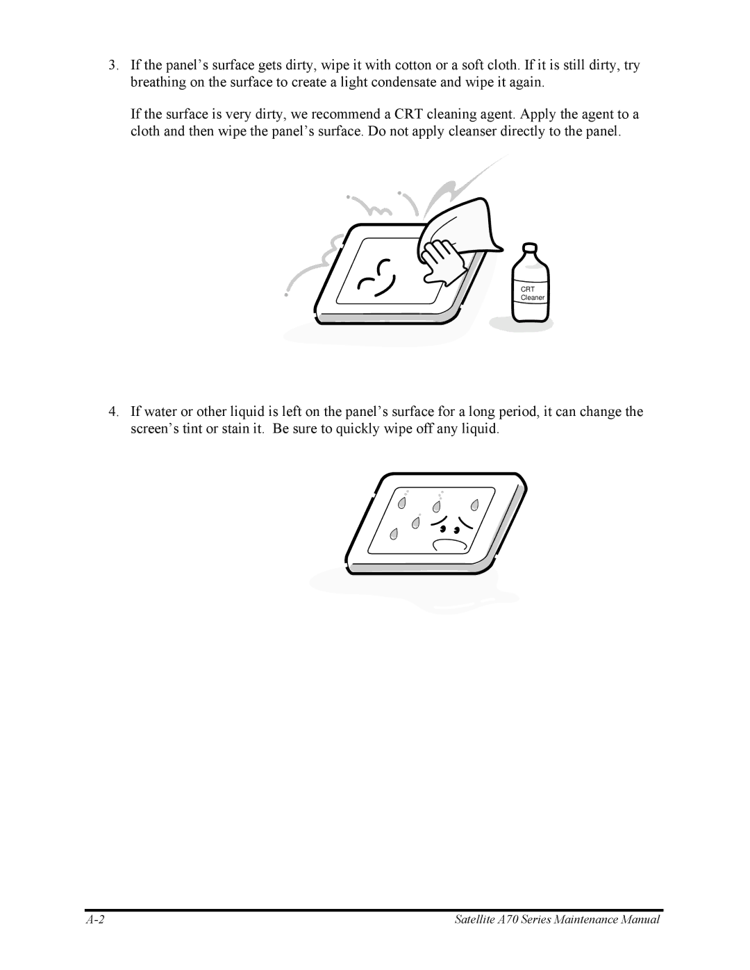 Toshiba P30 manual Satellite A70 Series Maintenance Manual 