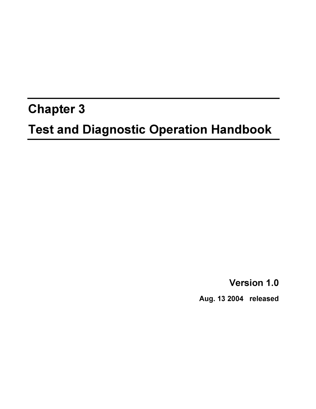 Toshiba P30 manual Chapter Test and Diagnostic Operation Handbook 