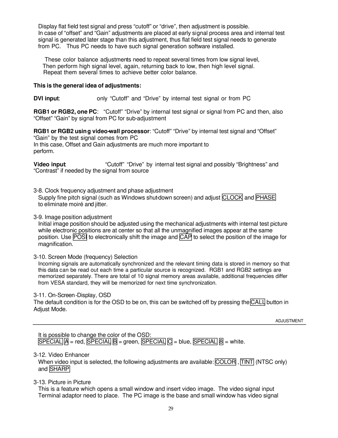 Toshiba P503DL service manual This is the general idea of adjustments 