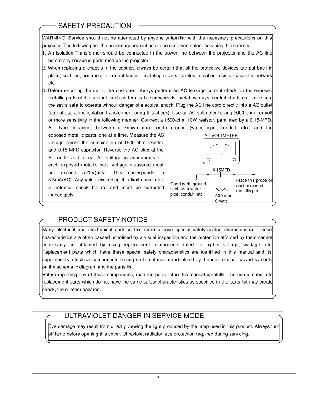 Toshiba P503DL service manual Safety Precaution 