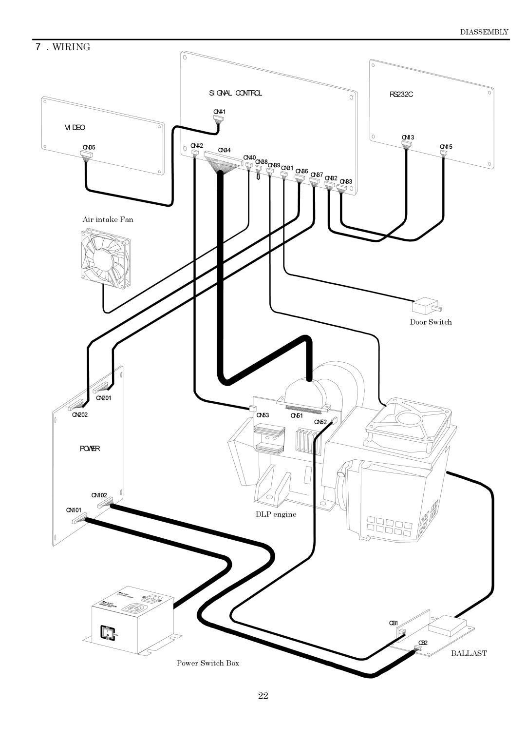 Toshiba P600DL service manual ．Wiring 