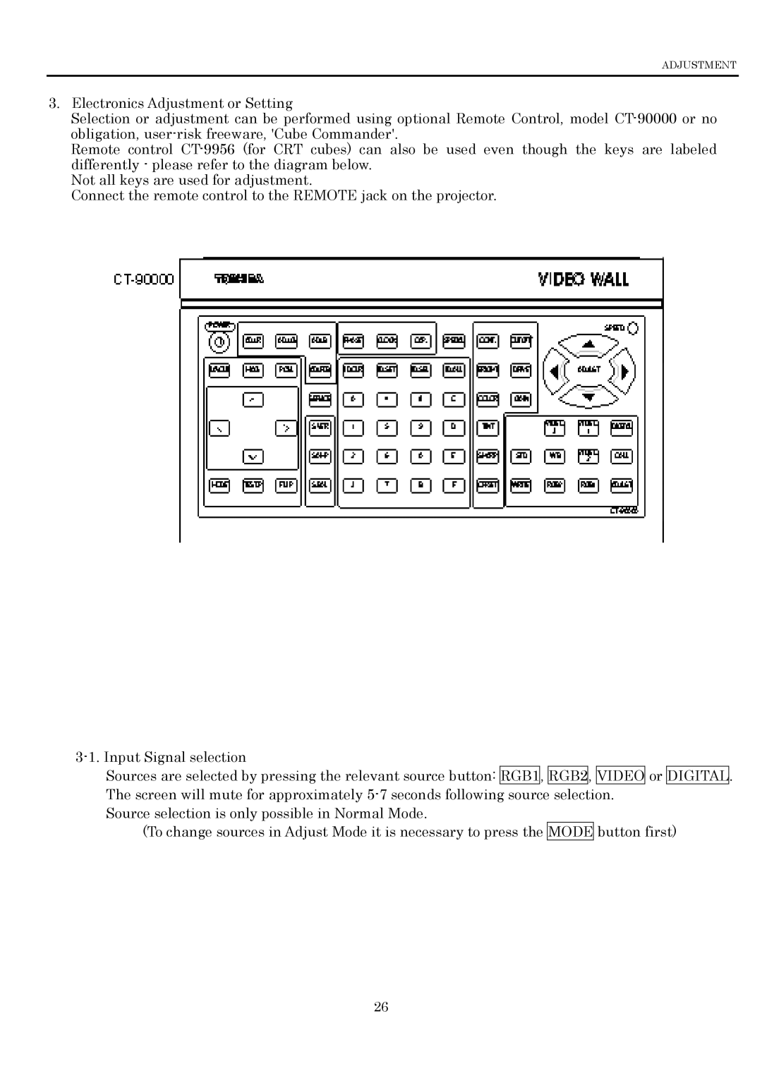 Toshiba P600DL service manual Adjustment 