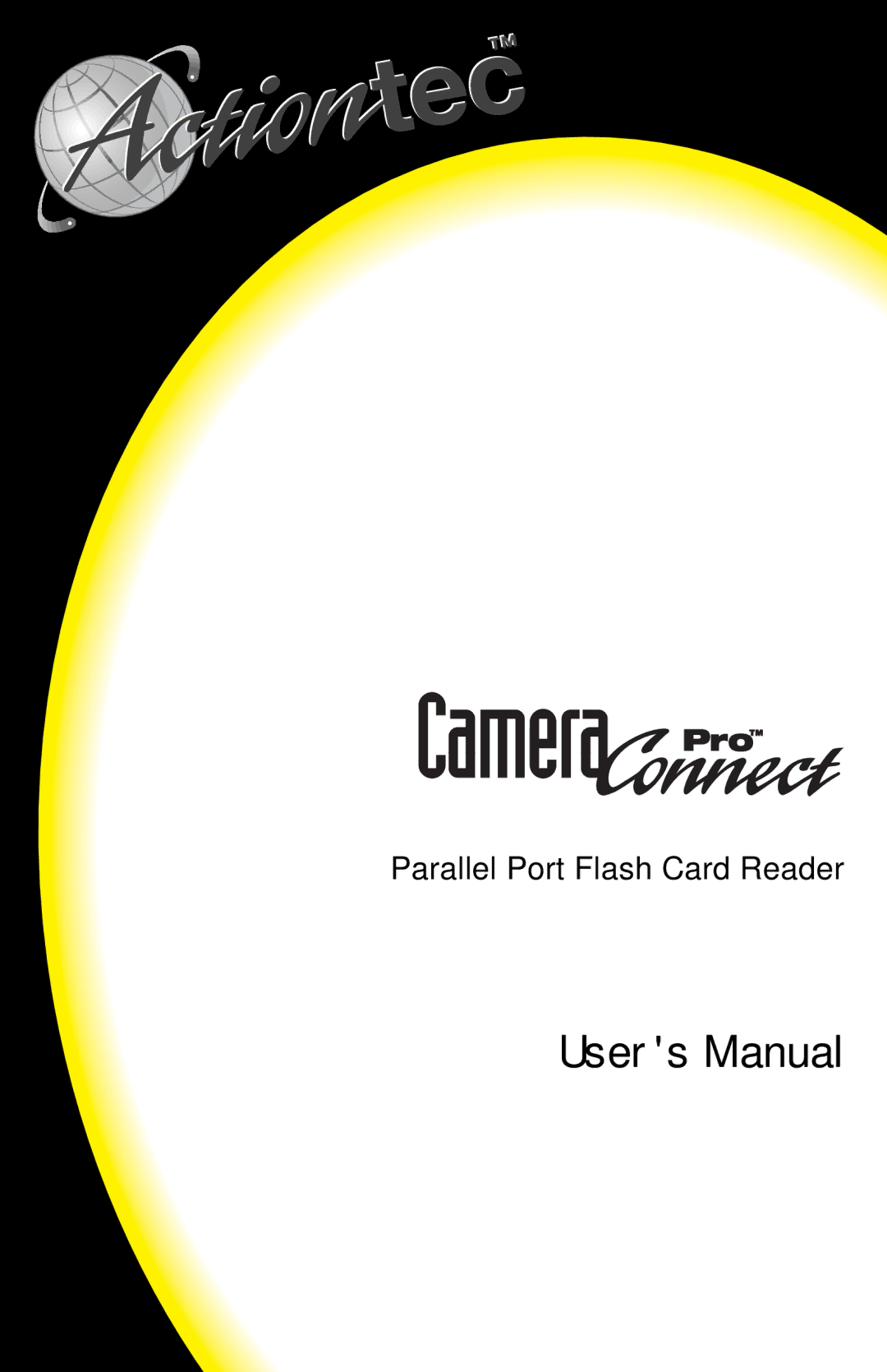 Toshiba Parallel Port Flash Card Reader user manual 