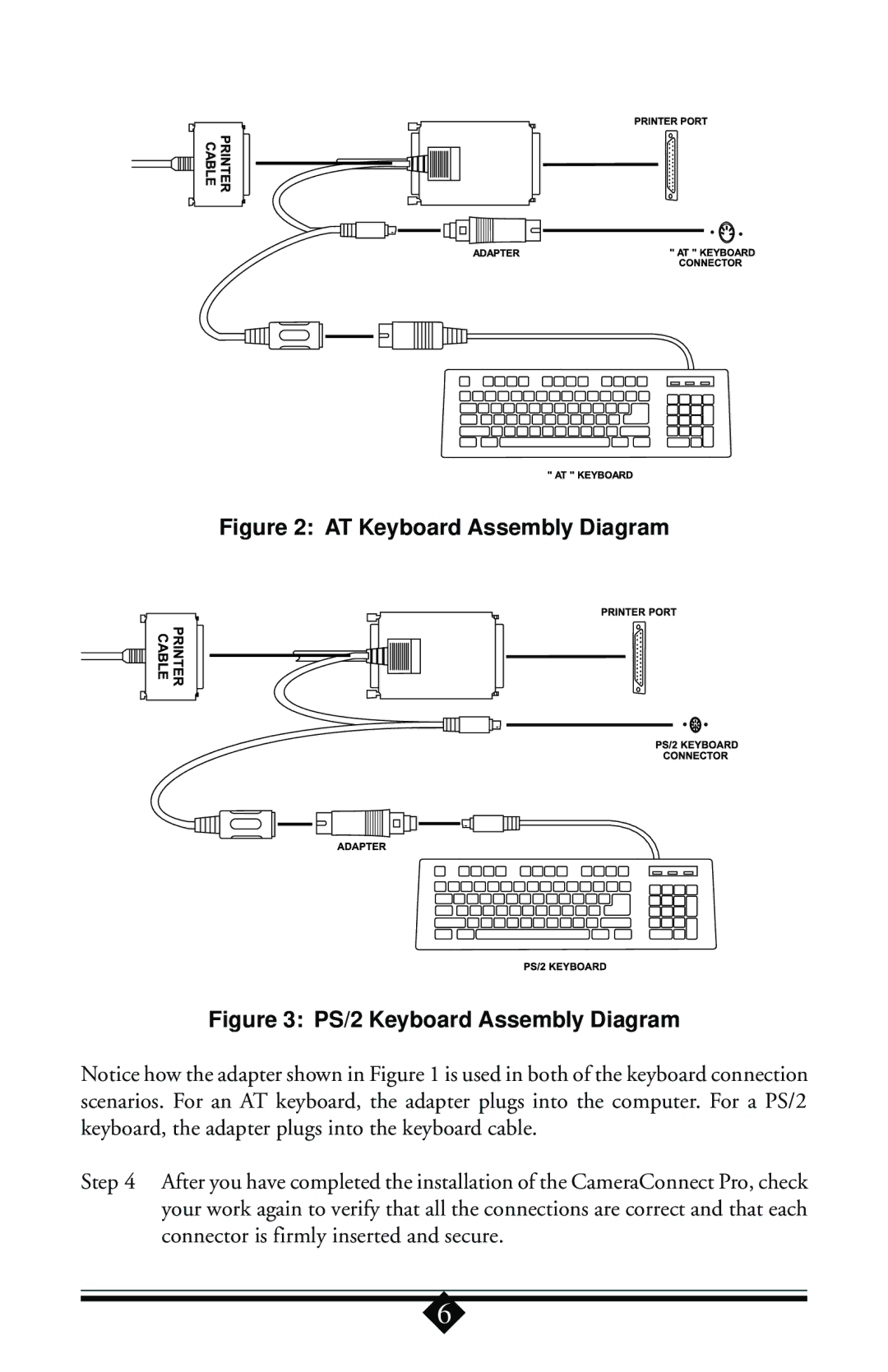 Toshiba Parallel Port Flash Card Reader user manual AT Keyboard Assembly Diagram 