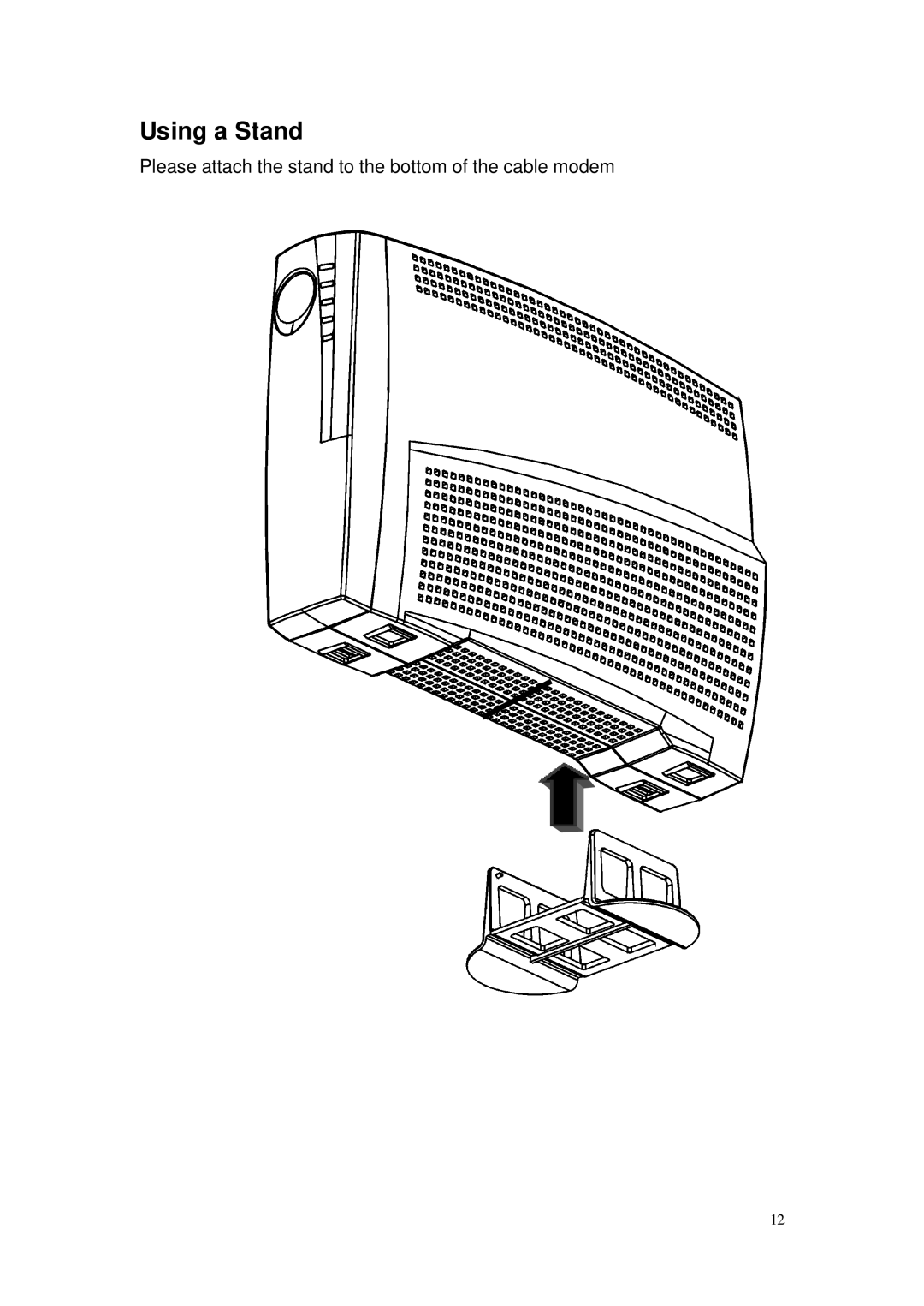 Toshiba PCX1100U owner manual Using a Stand 