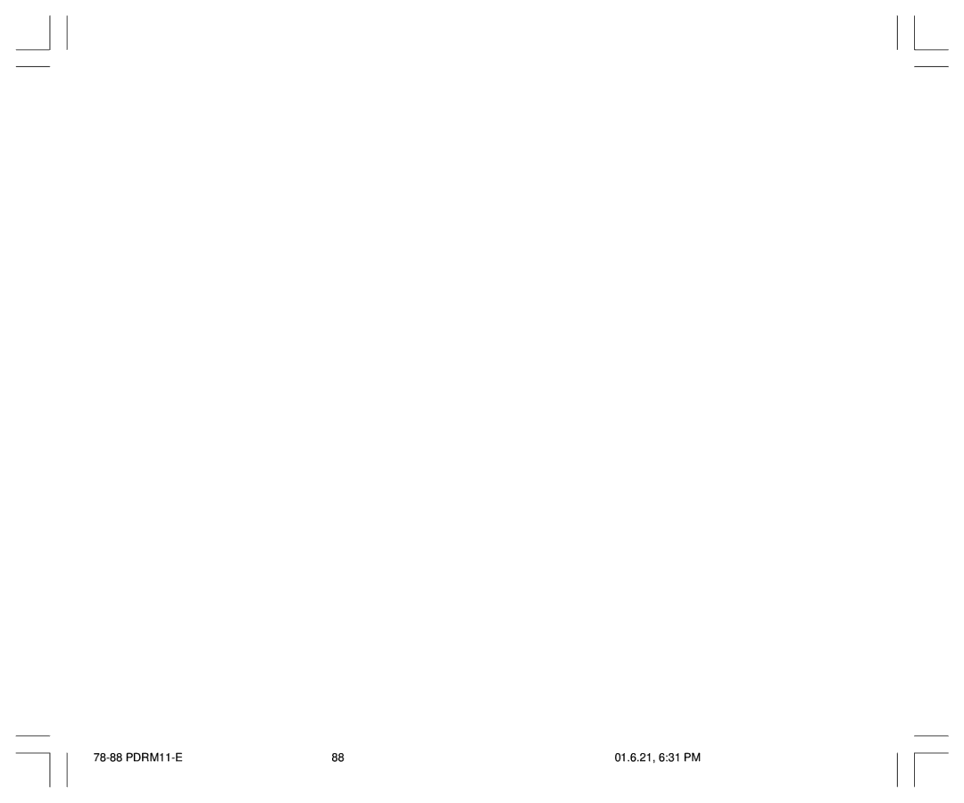 Toshiba PDR-M11 instruction manual PDRM11-E 01.6.21, 631 PM 