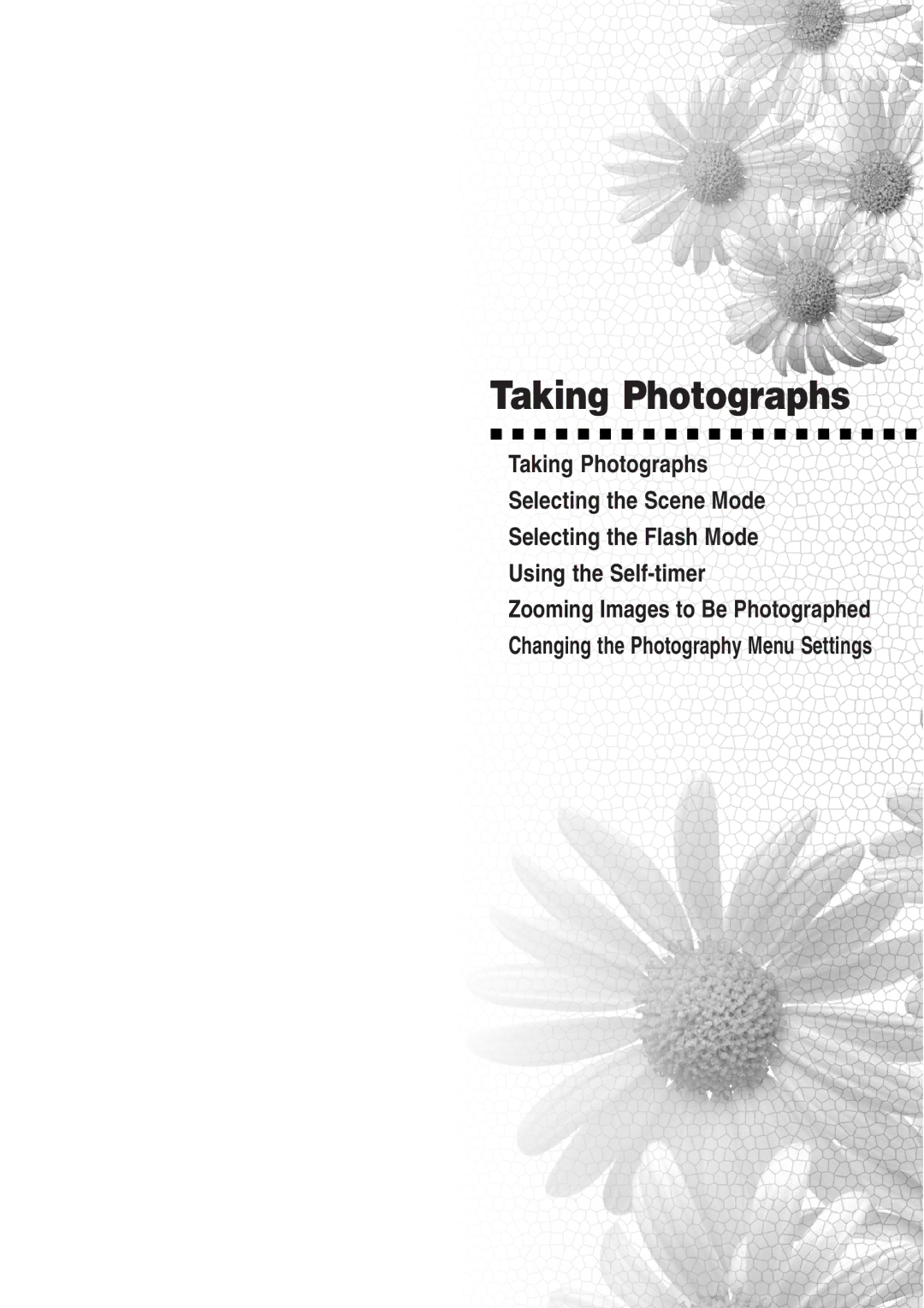 Toshiba PDR-T20 instruction manual Taking Photographs 